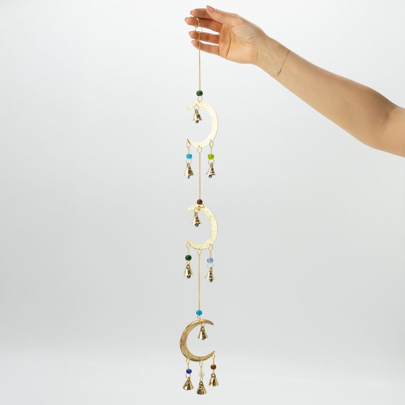 Indische Windspiele - Moon Drop - 10 Glocken - 6,5 x 63 cm