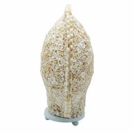 Boho-Meeresmuschel-Lampe - Cut Art-Meeresmuschel große runde - 30 cm