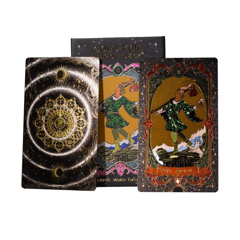 Goldfolien-Tarotkarten-Set - mit Begleitheft