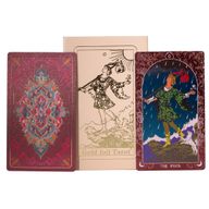 Rosa Box Rubinfolie Tarotkarten-Geschenkbox-Set - mit Begleitheft