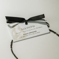 Nymphe-Geist Edelstein-Halsketten-Set – Endloser Ozean