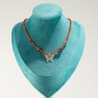 Nymphen-Geist Edelstein-Halsketten-Set – Blutmond