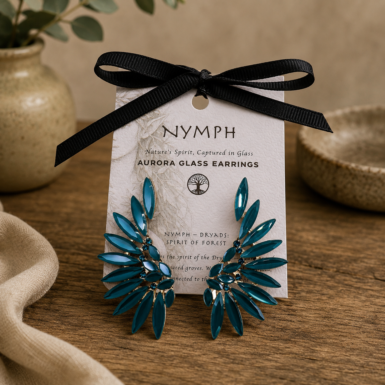 Nymph Aurora Glas Ohrringe