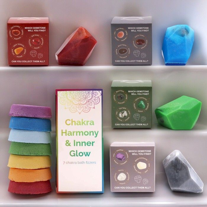 Chakra- und Kristallseife und Fizz-Starter