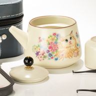 Reise-Teeset und zwei Tassen – Katzenliebhaber