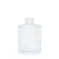 150ml gerippte runde Reed-Diffuser-Flasche (28 mm Hals) - Klar