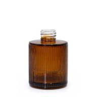 150ml gerippte runde Diffusorflasche (28 mm Hals) - bernsteinfarben