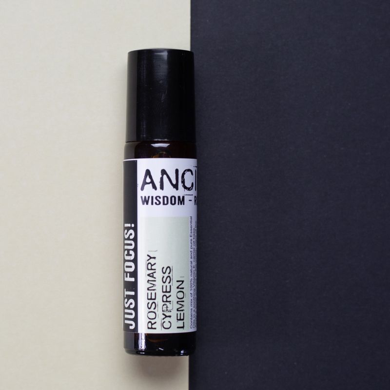 10 ml Roll-On ätherische Ölmischung - Nur Fokus!