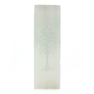 Selenit-Blocklampe 25 cm - Baum des Lebens