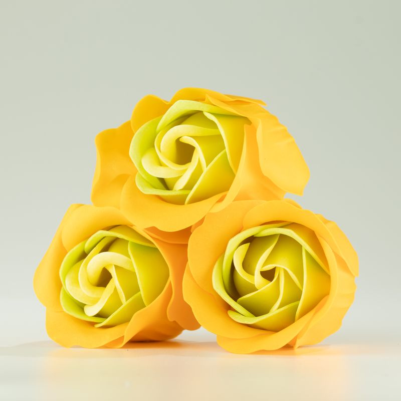 Schachtel mit 3 Seifenblumen – Frühlingsrosen