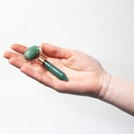 Edelstein-Miniroller – Rosenquarz