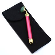 Edelstein-Vibrationspad - Jade mit Beutel