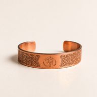 Solide Kupferarmbänder mit Affirmationen-Gravuren (verschiedene)