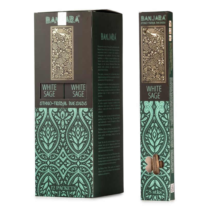 Banjara Extra Lang Smudge-Stick - Weißer Salbei