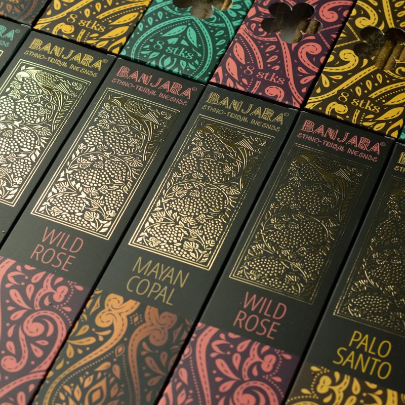 Banjara Extra Langes Smudge-Stäbchen - Palo Santo