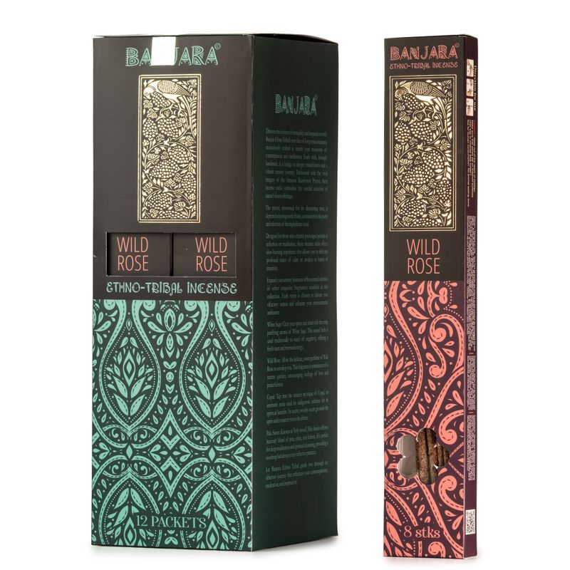 Banjara Extra Lang Räucherstab - Wilde Rose