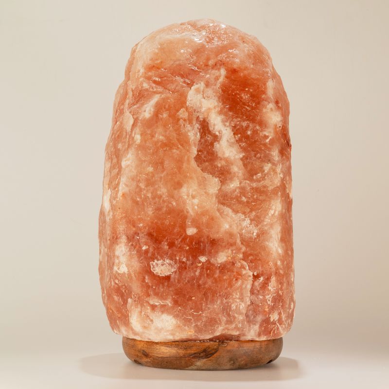 Qualitäts-Natur-Salzlampe – inkl. Standfuß ca. 8–10 kg