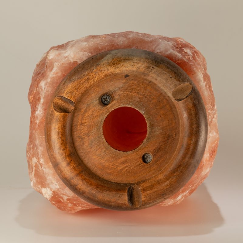 Qualitäts-Natur-Salzlampe – inkl. Standfuß ca. 8–10 kg