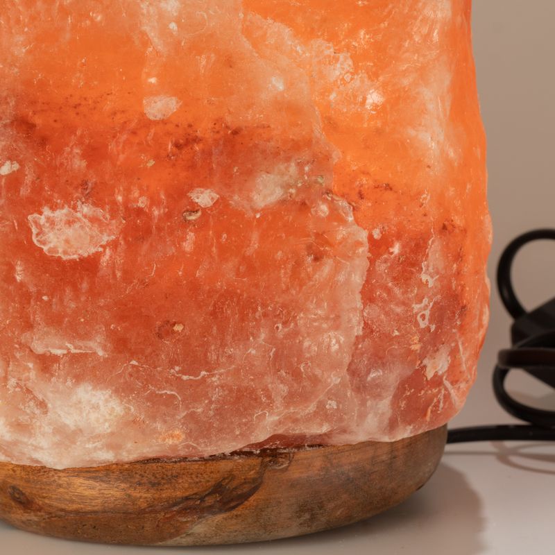 Qualitäts-Natur-Salzlampe – inkl. Standfuß ca. 8–10 kg