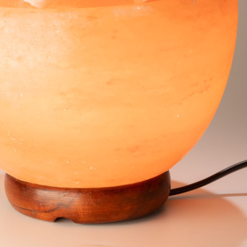 Salz-Feuer-Schale und Stücke - 15 cm x 9 cm