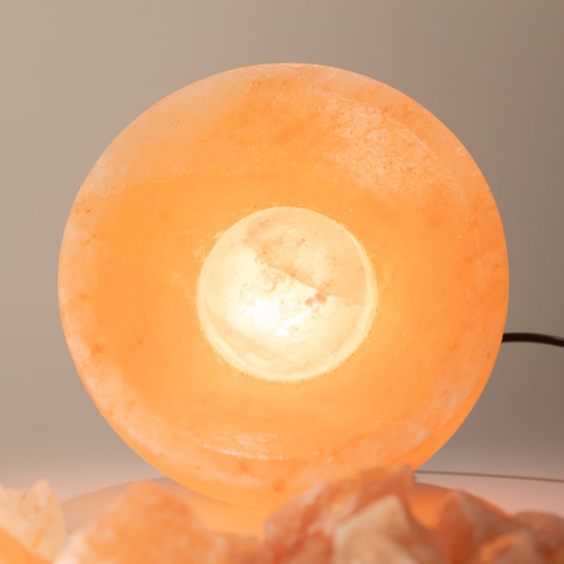 Salz-Feuer-Schale und Stücke - 15 cm x 9 cm