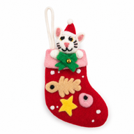 Filz-Weihnachts-Geschenk-Socken für Haustiere – Gemischte Auswahl (6)