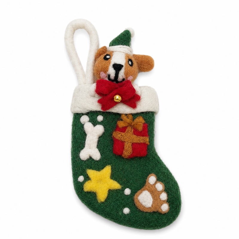 Filz-Weihnachts-Geschenk-Socken für Haustiere – Gemischte Auswahl (6)