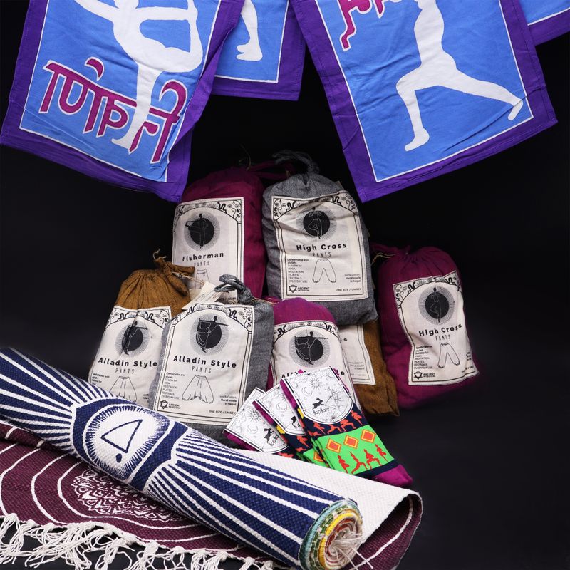 Yoga-Hosen-Starter mit Stand