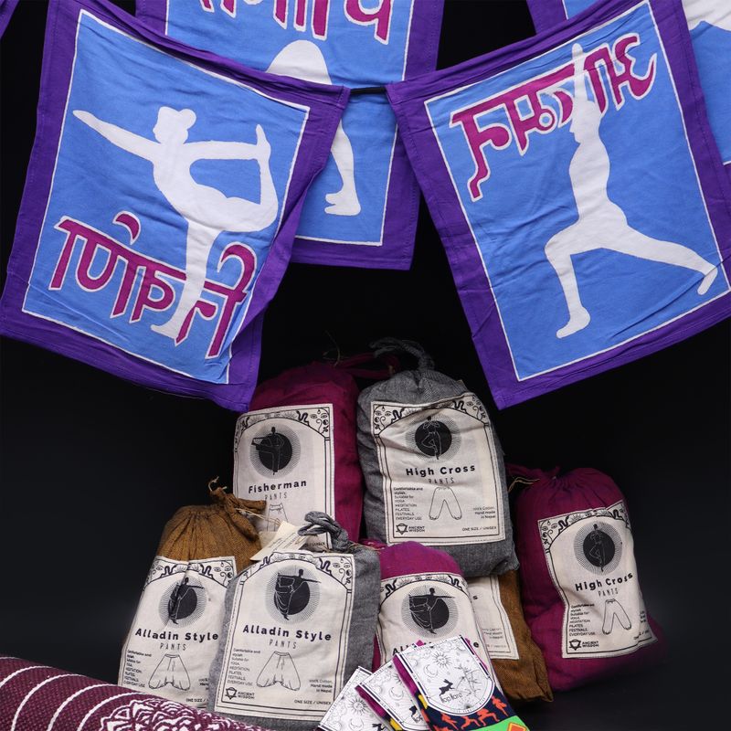 Yoga-Hosen-Starter mit Stand