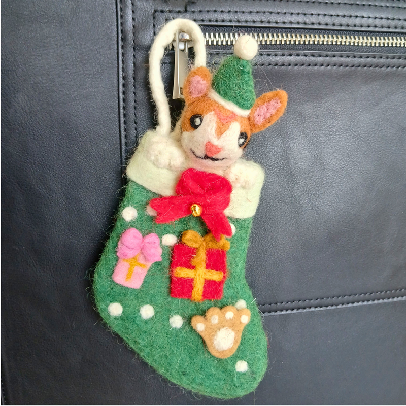Filz-Weihnachts-Geschenk-Socken für Haustiere – Gemischte Auswahl (6)