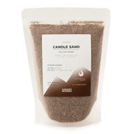 Duftkerze Sand - Mocha Braun - Karmesin Kristall - 300g
