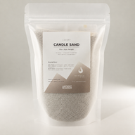 Duftkerze Sand - Warmer Grauton - Azure Noir - 300g