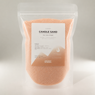Duftkerze Sand - Taupe Orange - Kobaltblau - 300 g