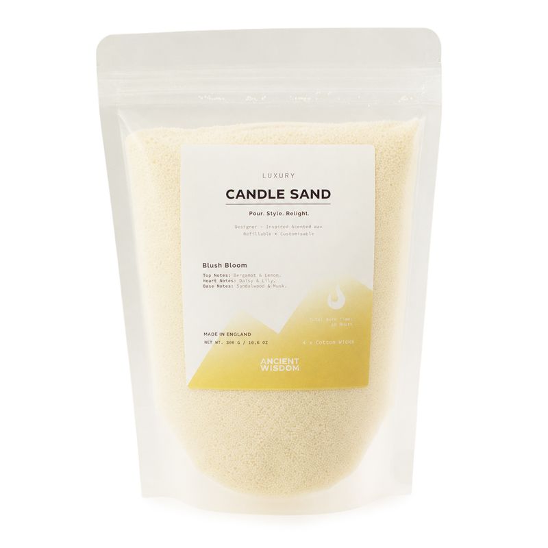Duftkerze Sand - Warmer Honig - Blush Bloom - 300 g