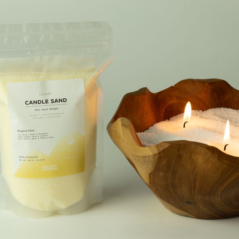 Duftkerzensand - Schwarz - lebhaft - 300 g