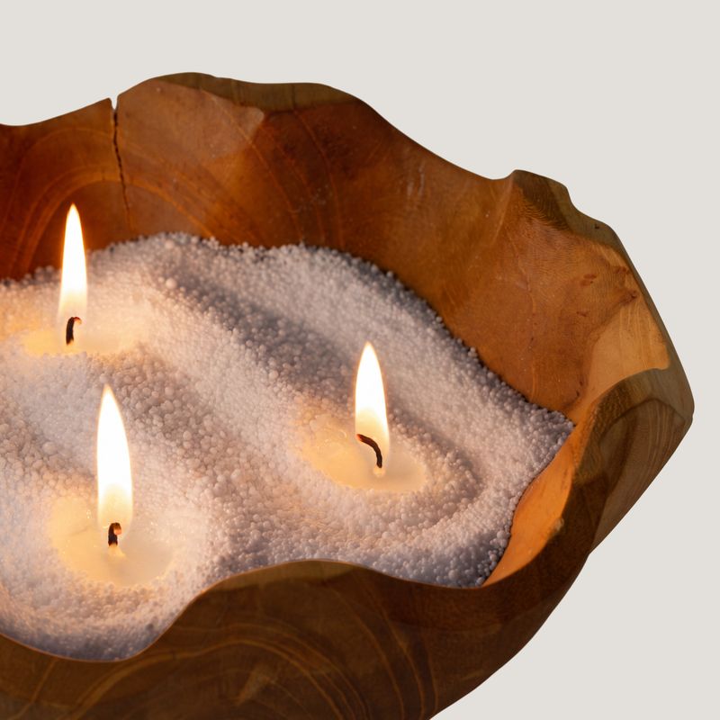 Duftkerze Sand - Warmer Grauton - Azure Noir - 300g
