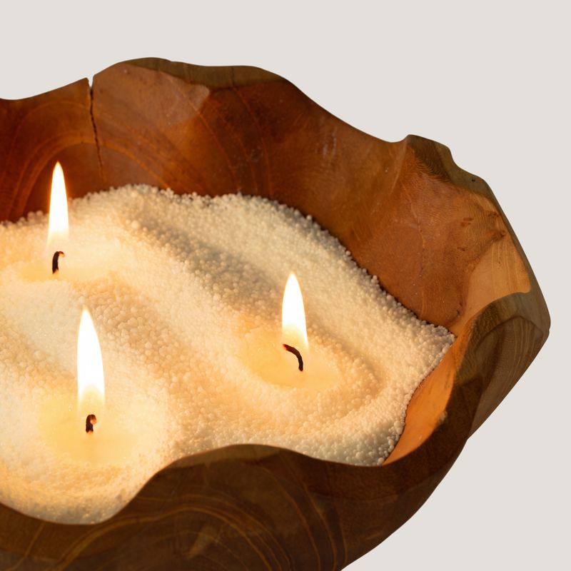 Duftkerze Sand - Creme - Regent Polo - 300 g