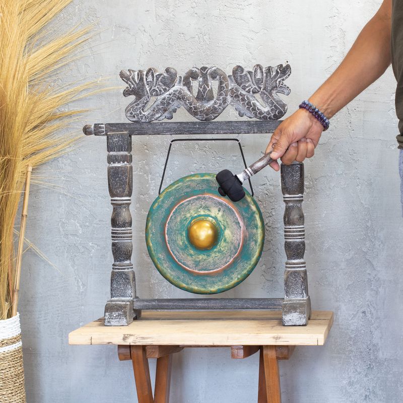 Kleiner Gong im Stativ - 25cm - Greenwash