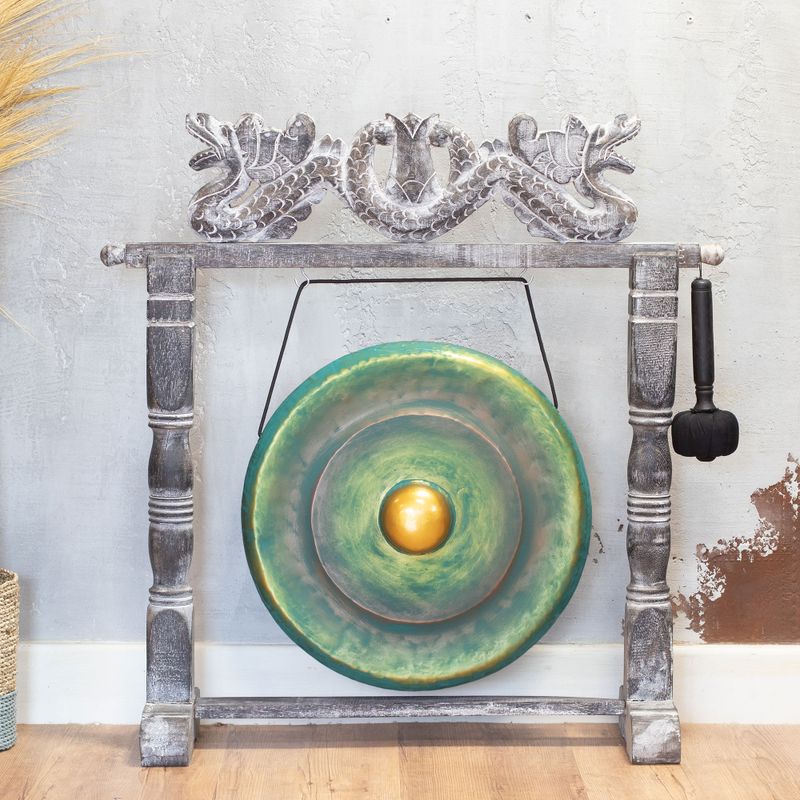 Mittlerer Gong auf Stativ - 50 cm - Greenwash