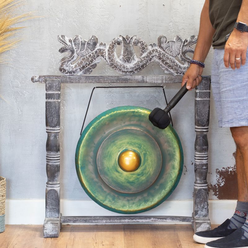 Mittlerer Gong auf Stativ - 50 cm - Greenwash