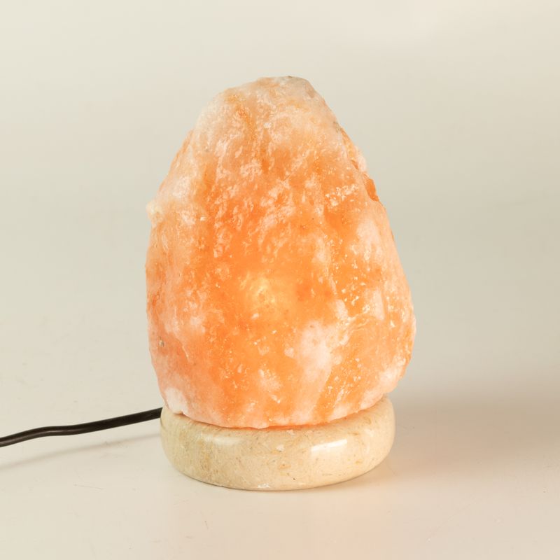Qualitäts-USB-Natursalzlampe - 11,5 cm (mehrfarbig)