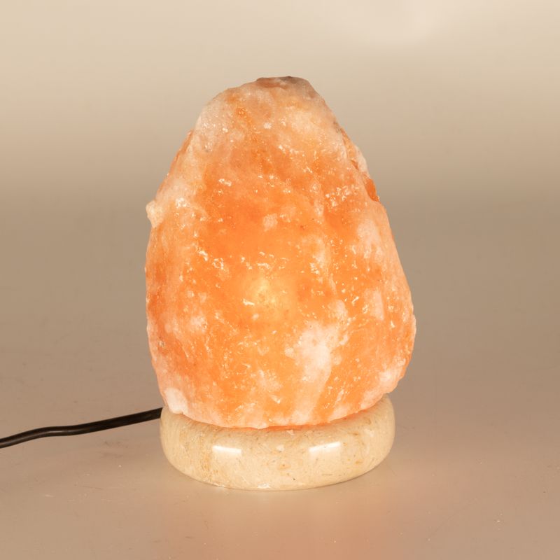 Qualitäts-USB-Natursalzlampe - 11,5 cm (mehrfarbig)