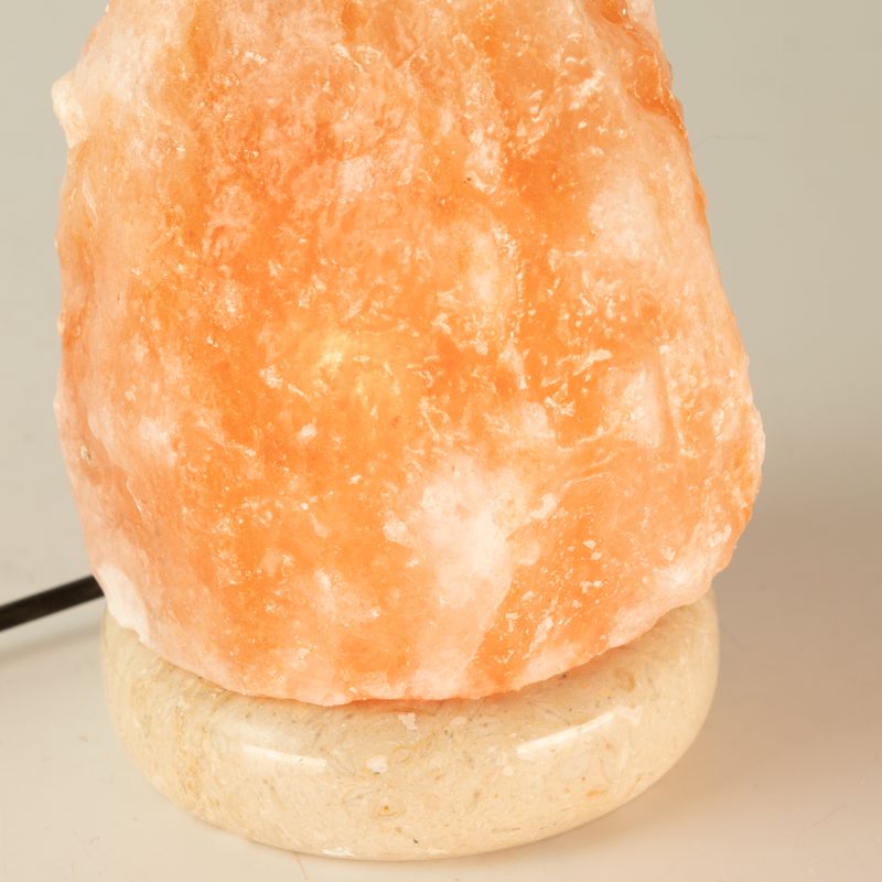 Qualitäts-USB-Natursalzlampe - 11,5 cm (mehrfarbig)
