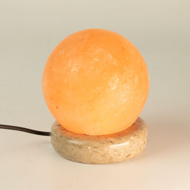 Qualitäts-USB-Kugel-Salzlampe - 8 cm (einzeln)