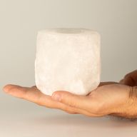 Kristallfelsen Himalaya-Salz Kerzenhalter 600-800 g