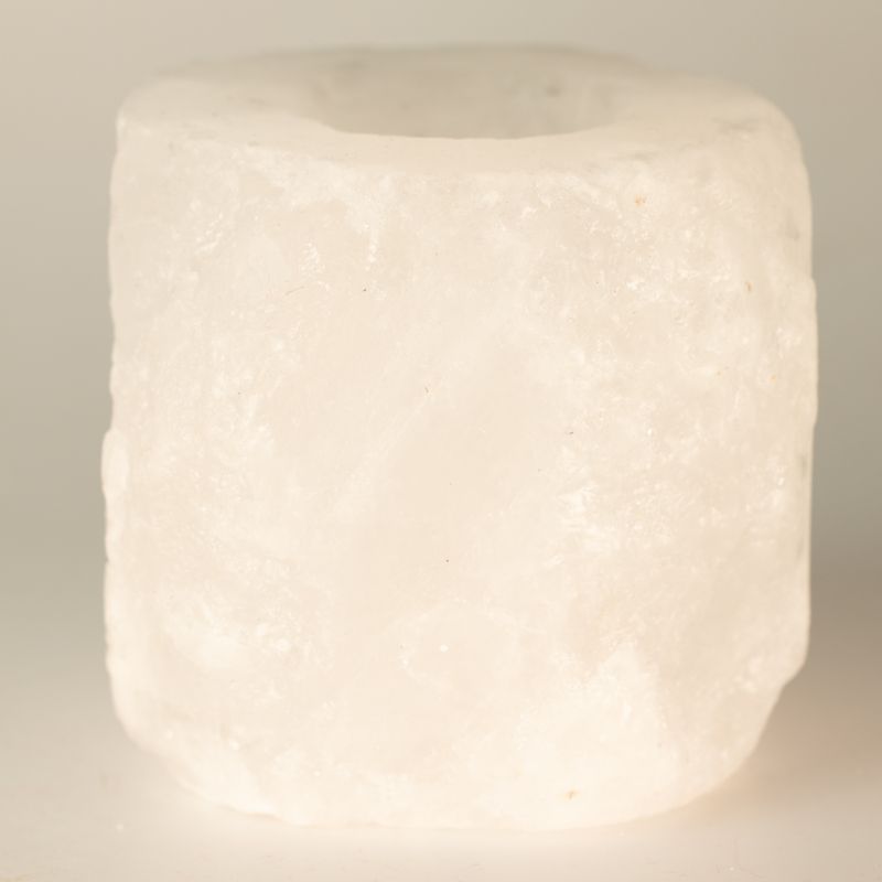 Kristallfelsen Himalaya-Salz Kerzenhalter 600-800 g