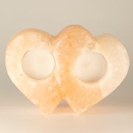 Doppeltes Herz Salzkerzenhalter 1 kg