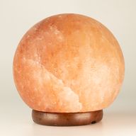 Salzlampe Kugel - Großer Holzsockel 3-4 kg