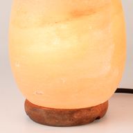 Salzlampe Ei - Holzsockel