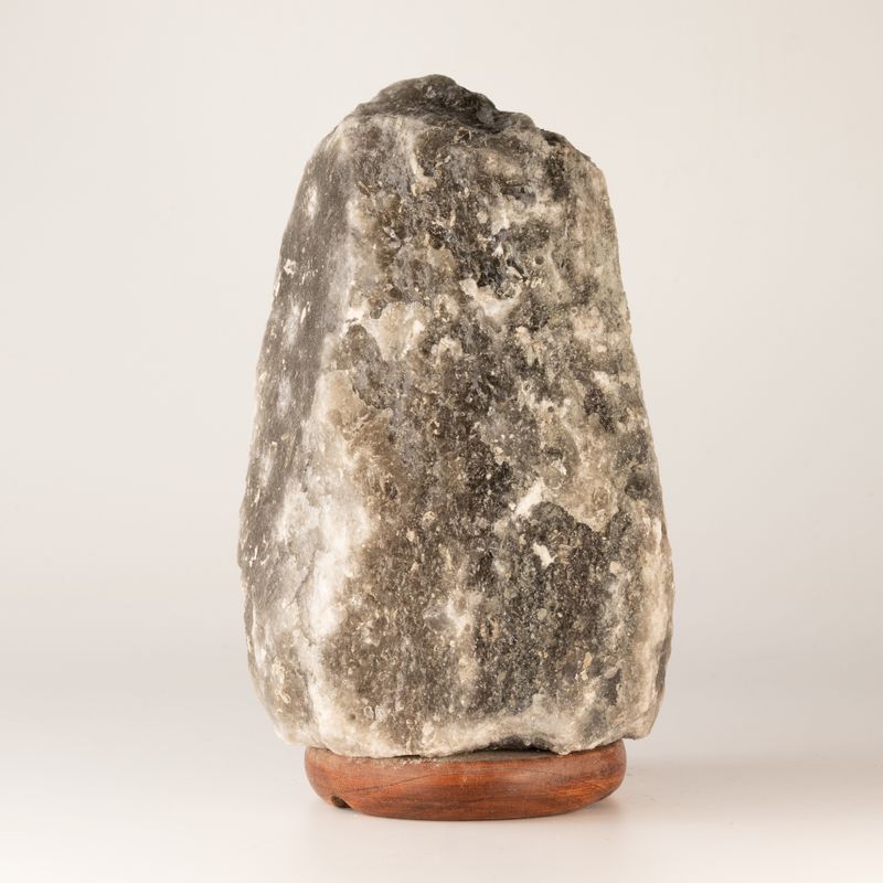 Graue Himalaya-Salzlampe aus Natursalz - 3-5 kg